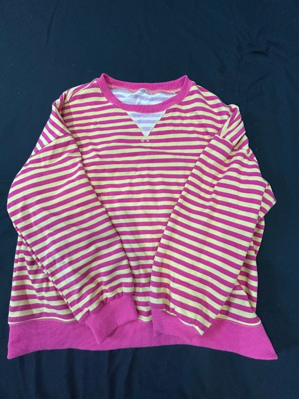 Women’s Striped Oversized Sweatshirts M/L